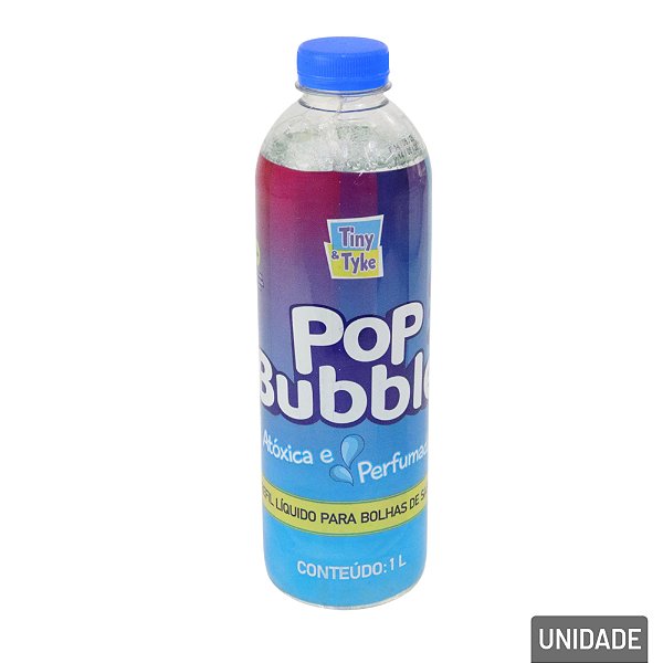 Refil Líquido Para Bolhas de Sabão 1 Litro Pop Bubble Tiny & Tyke
