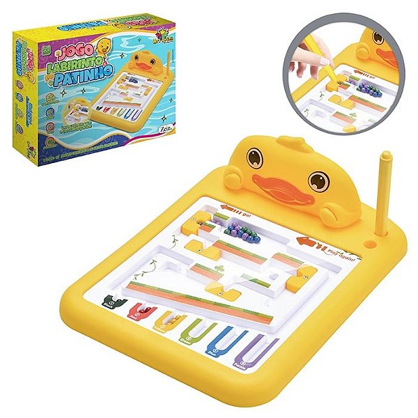 Jogo Labirinto Magnético Do Patinho - Art Brink