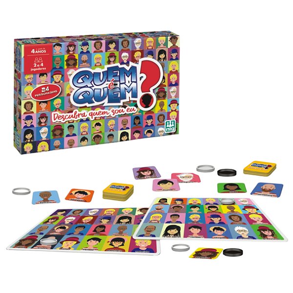 Jogo Quem é Quem - Nig Brinquedos