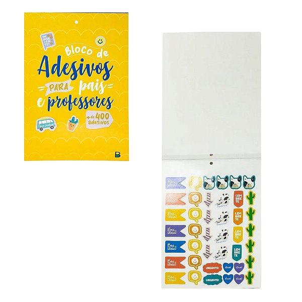 Blocos de Adesivos para Pais e Professores AM - TodoLivro