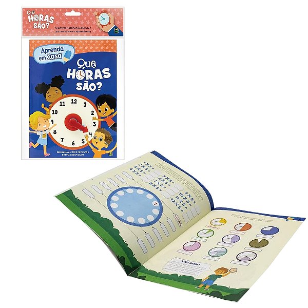 Aprenda em Casa: Que Horas São? - TodoLivro