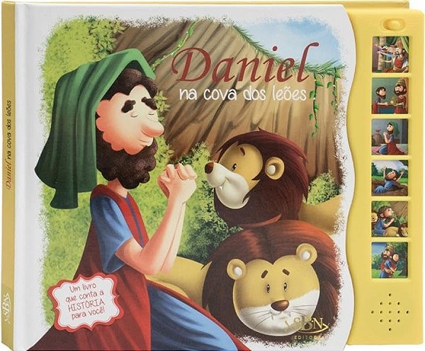 Livro Sonoro Histórias Da Bíblia Daniel Na Cova Dos Leões - TodoLivro