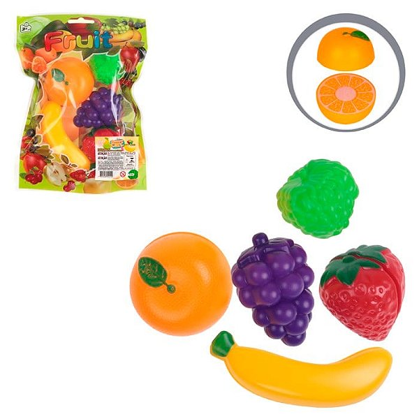 Kit Frutinhas Crec Crec 5 Peças - Art Brink