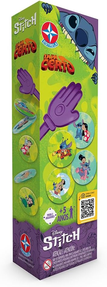 Jogo Tapa Certo Stitch - Estrela