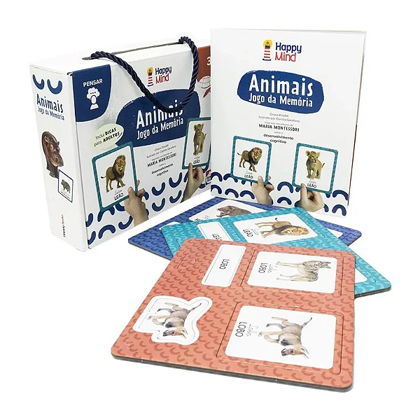 Meu Primeiro Box de Atividades: Animais Jogo da Memória - Happy Books