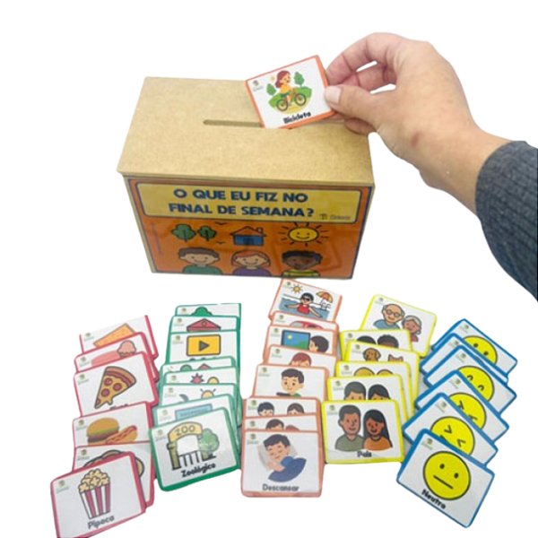 O Que Eu Fiz no Final de Semana - Materiais para Brincar