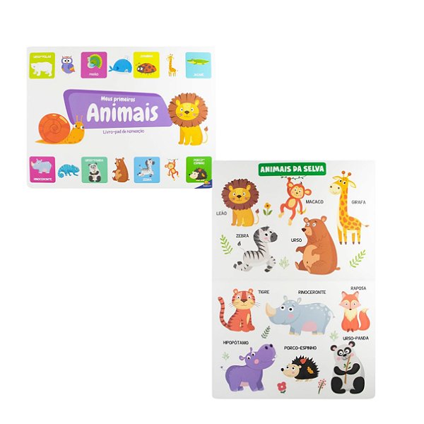 Livro-Pad de Nomeação: Meus Primeiros Animais - TodoLivro