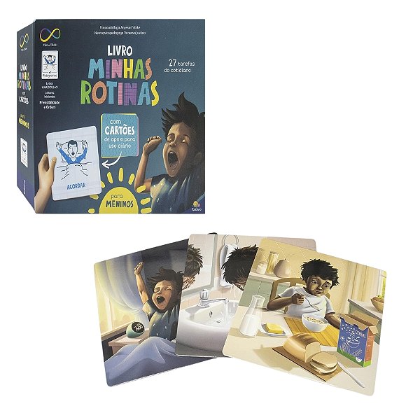 Livro Minhas Rotinas com 27 Tarefas do Cotidiano para Meninos - TodoLivro