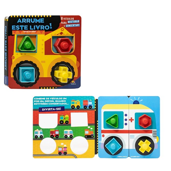 Arrume Este Livro: 8 Veículos para Misturar e Consertar - TodoLivro