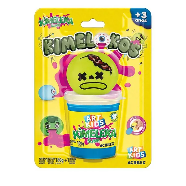 Kimeleka Kimelokos 180g Sensorial Sortido - Acrilex