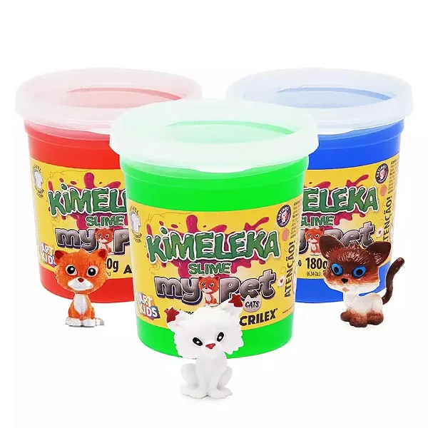 Kimeleka My Pet Cats 180g Sensorial Sortido - Acrilex