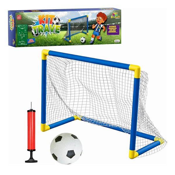 Kit Mini Trave com Bola e Bomba - Art Brink