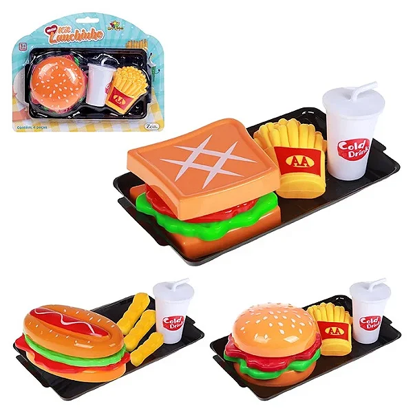 Kit Lanchinho com 4 Peças Sortido 1UN - Art Brink
