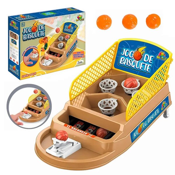 Jogo Torneio de Basquete com Lançador - Art Brink