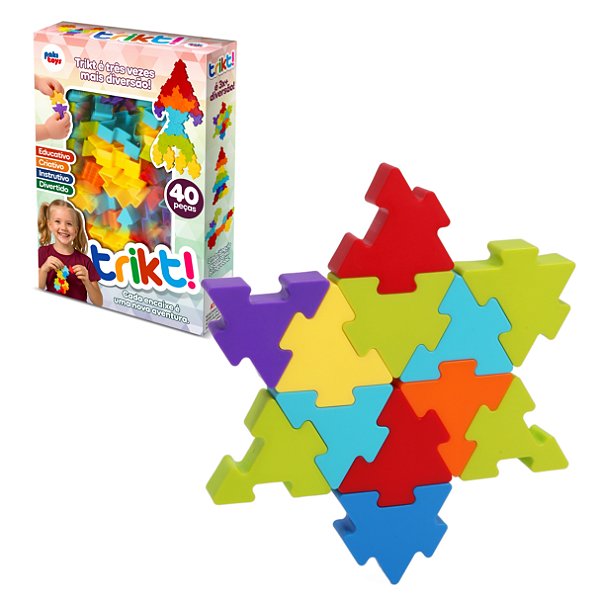 Trikt 40 Peças - Pakitoys