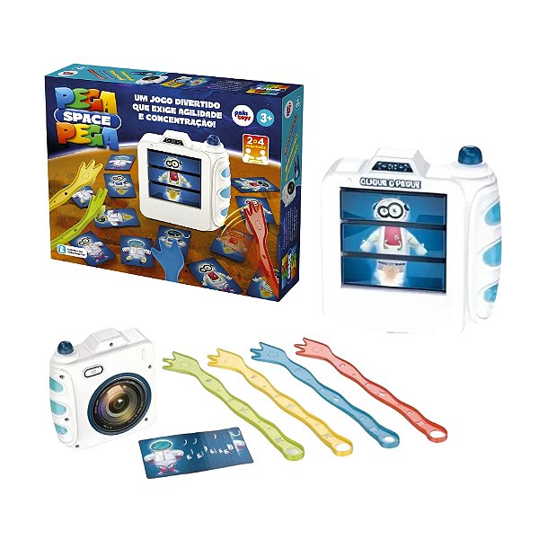 Jogo Pega Pega Space - Pakitoys