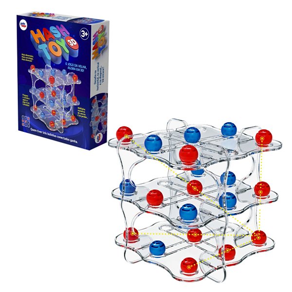 Jogo Hash Toy 3D - Pakitoys