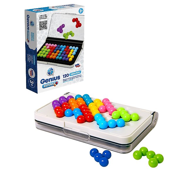 Jogo Genius Esferas com 120 Desafios - Pakitoys