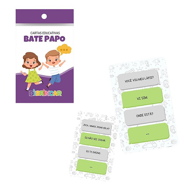 Cartas Educativas Bate Papo - DiBrincar