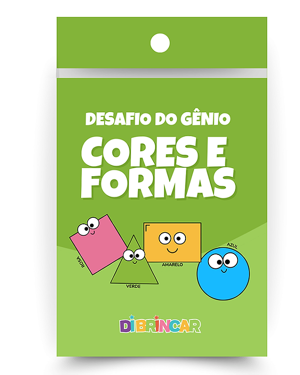 Coleção Desafio do Gênio Cores e Formas - DiBrincar
