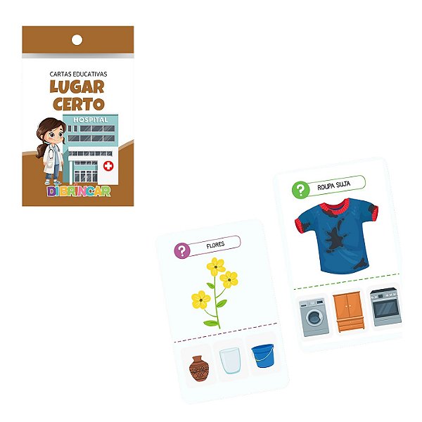 Cartas Educativas Lugar Certo - DiBrincar