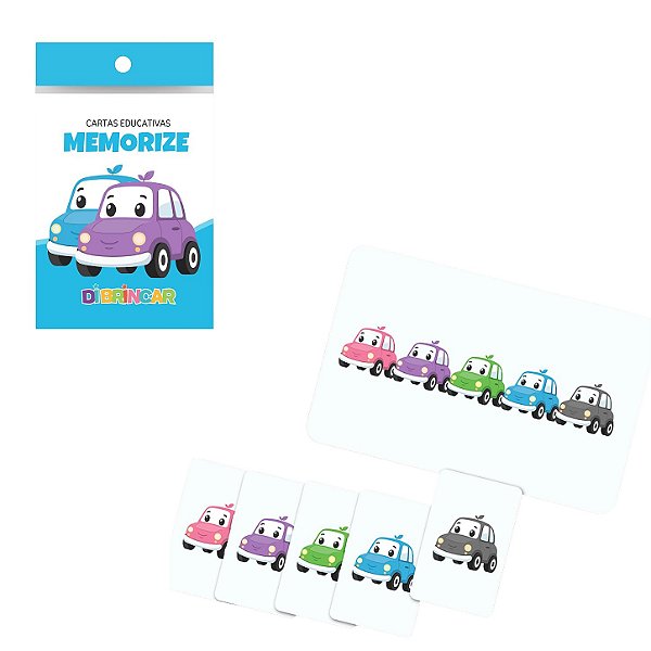Cartas Educativas Memorize - DiBrincar