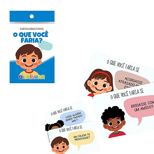 Cartas Educativas O que Você Faria? - DiBrincar