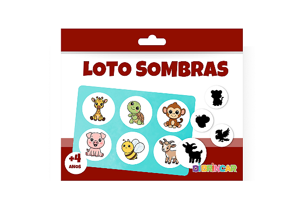 Jogo Loto Sombras - DiBrincar