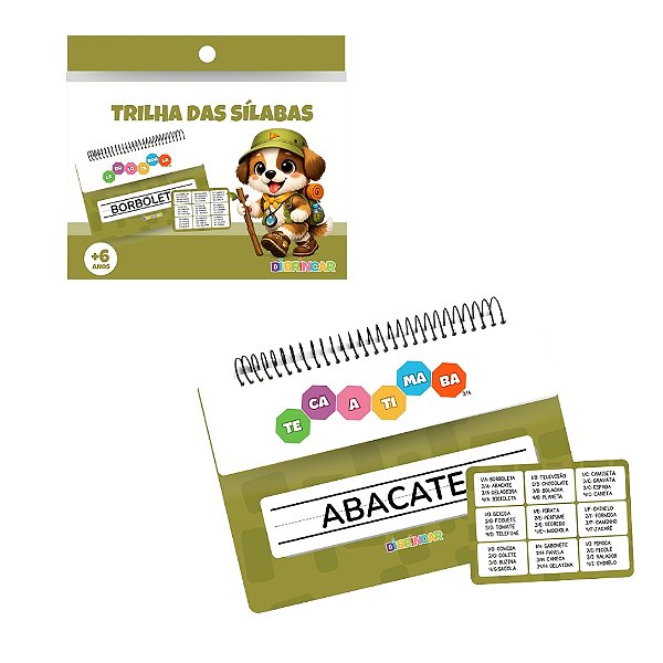 Jogo Trilha das Silábas - DiBrincar