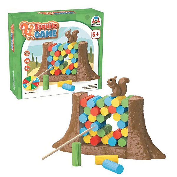 Jogo de Equilíbrio Esquilo Game - Braskit