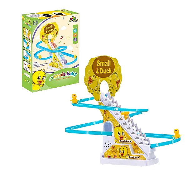 Brinquedo Patinho Escorregador Small Duck Playground Animais Patinhos Baby - Art Brin