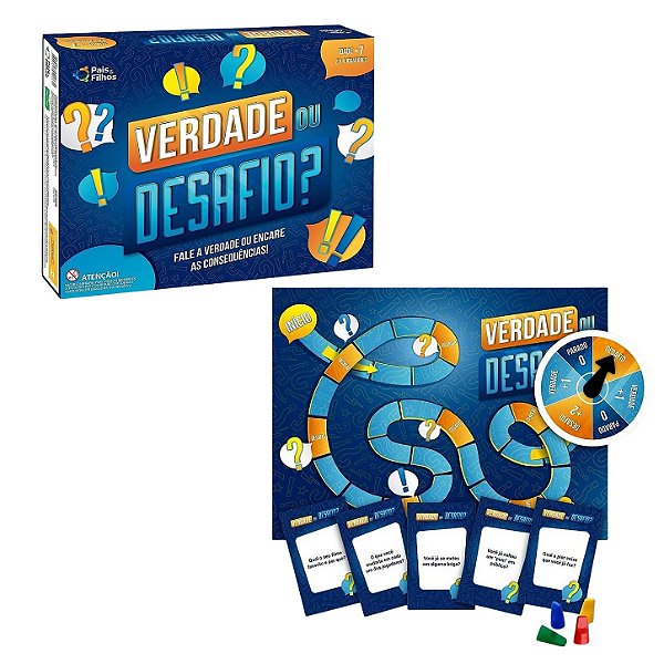 Jogo Verdade ou Desafio - Pais e Filhos