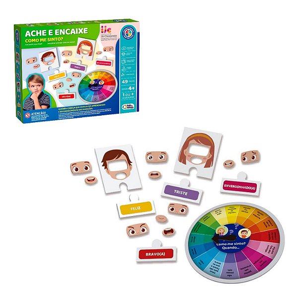 Ache e Encaixe Como Me Sinto Linha Inclusiva - Pais e Filhos