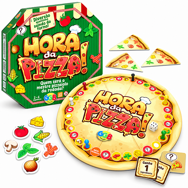 Jogo Hora da Pizza - GGB Brinquedos