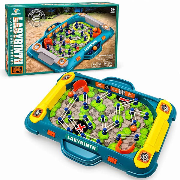 Jogo de Labirinto 49 Peças com Percursos Personalizáveis - Nettoy