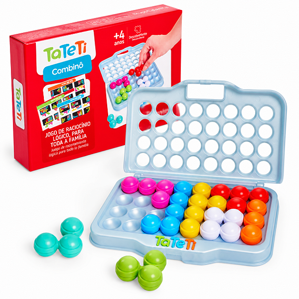 Jogo Combinô de Raciocínio com 8 Peças - Tateti