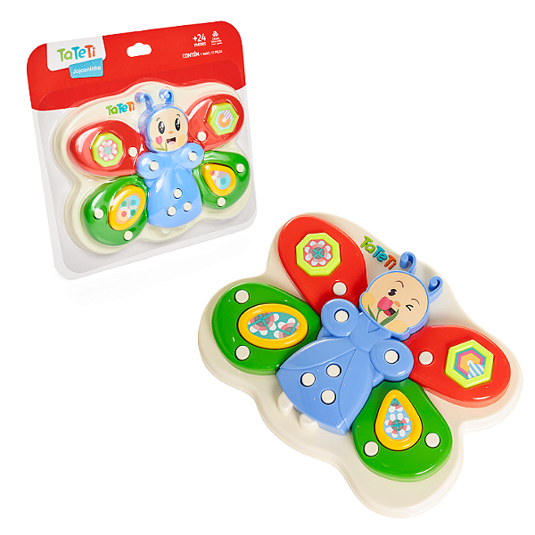 Quebra-Cabeça Joaninha 12 Peças Puzzle Didático - Tateti