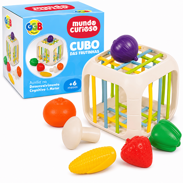 Cubo das Frutinhas Mundo Curioso - GGB