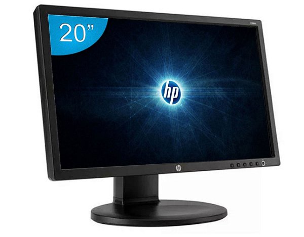 Monitor HP L200HX LED 20" preto 100V/240V