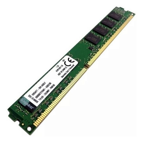 Memória 8GB DDR3 RAM ValueRAM color verde  Kingston KVR16N11/8