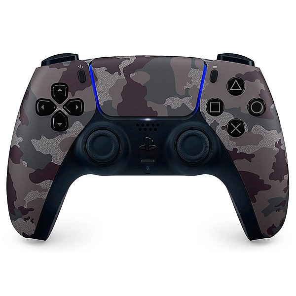 Controle Sem Fio Dualsense PlayStation 5 Cinza Camuflado