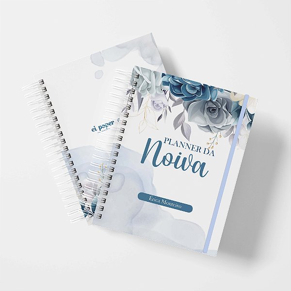 Planner da Noiva Atlantic Blue - Com Nome