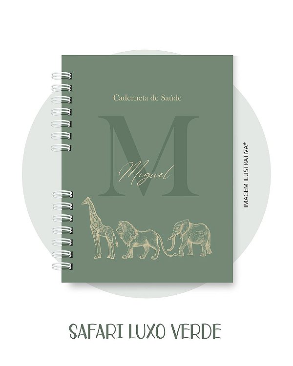 Caderneta de Vacinação Menino - Com Nome