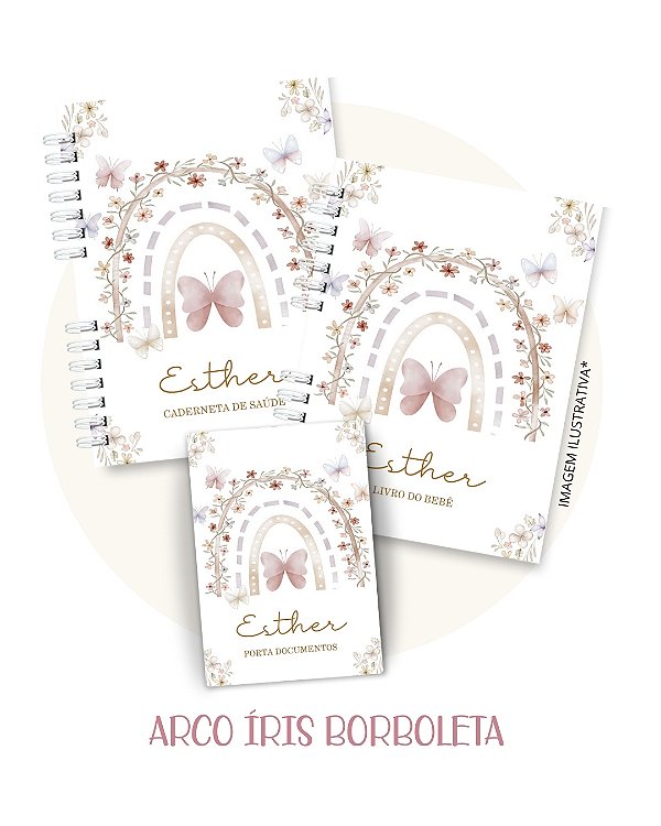 Kit Maternidade Afetiva Menina - Com Nome