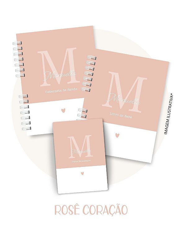 Kit Maternidade Afetiva Minimalista Menina - Com Nome