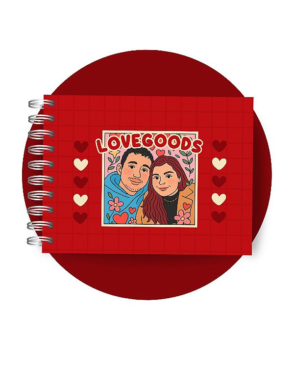Livro LoveGoods Casal – Estilo Bobbie Goods com Fotos e Quiz