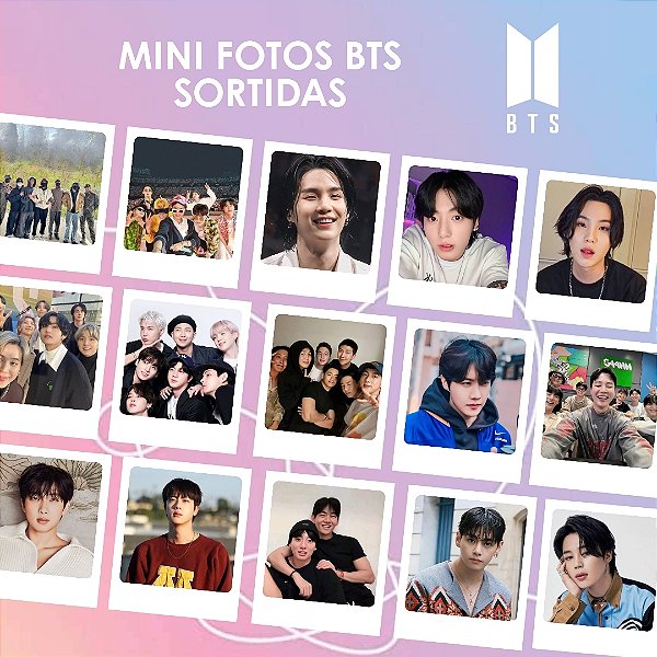 Foto Mini *SORTIDAS* BTS 30/60/120 unidades (Leia a descrição)
