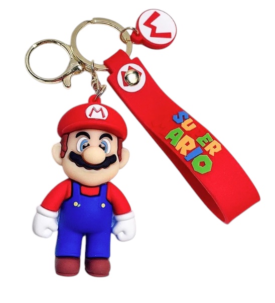 Chaveiro Boneco Mario: Super Mario Bros Nintendo