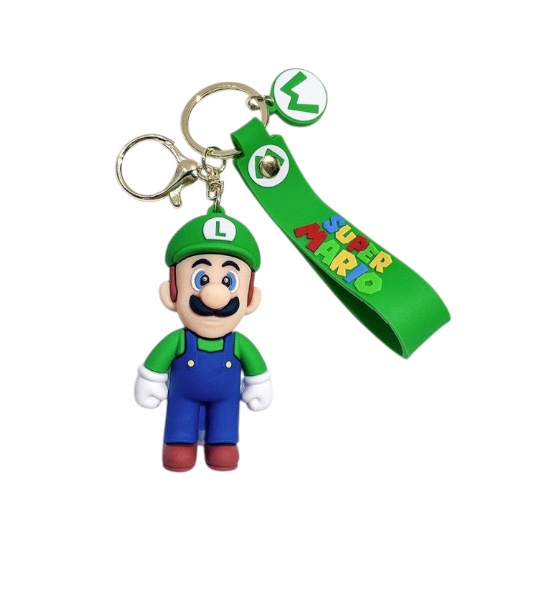 Chaveiro Boneco Luigi: Super Mario Bros Nintendo