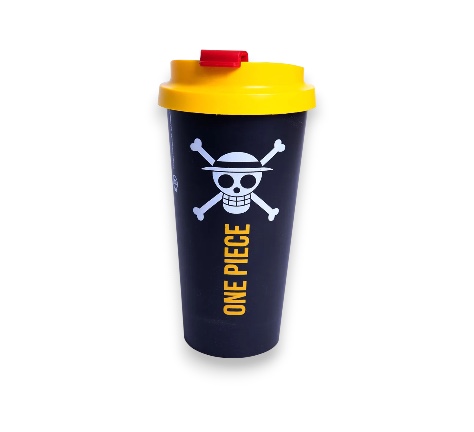 Copo para Viagem One Piece Straw Hat Crew 500ml